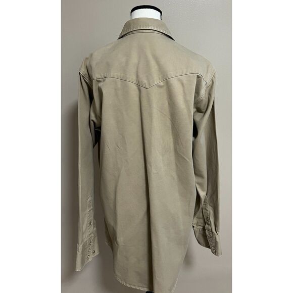 Vintage Carhartt Pearl Snap Western Work Shirt. - Picture 4 of 8